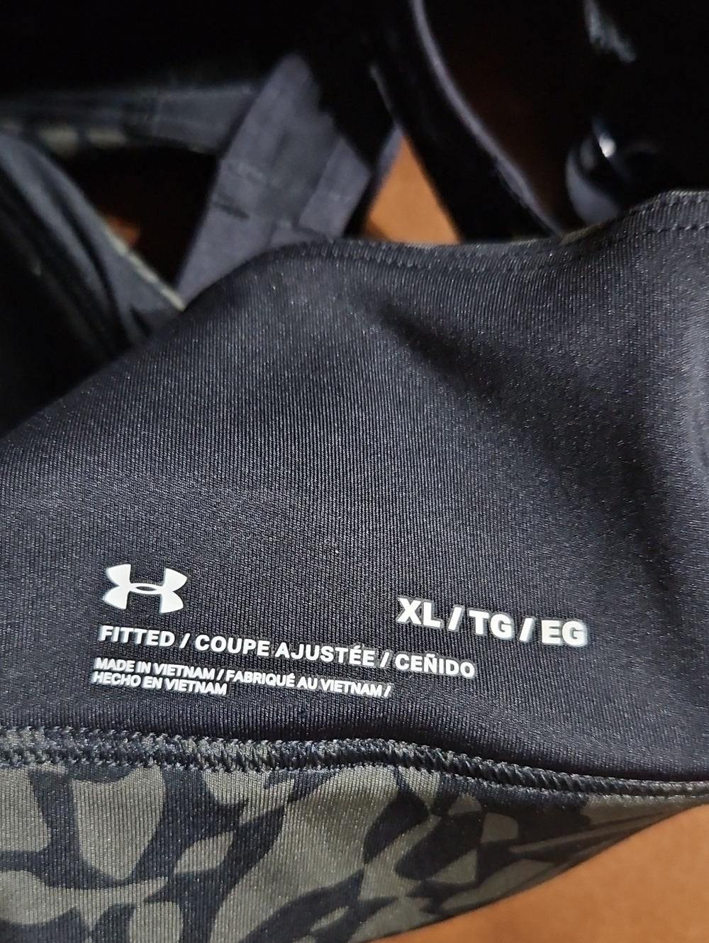 Under Armour HeatGear High Impact Strappy Racerback Wirefree Sports Bra Green - Picture 3 of 4